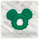 Mouse Christmas Wreath Feltie