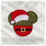 Mr Mouse Christmas Grump Feltie