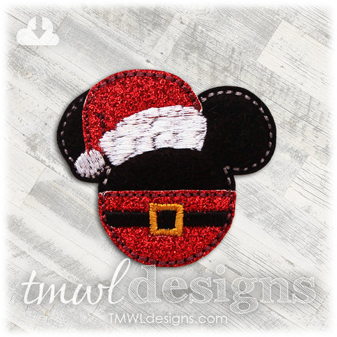 Mr Mouse Santa Claus Feltie