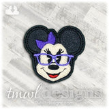 Mrs Mouse Nerd Feltie