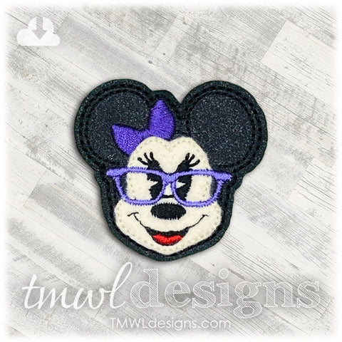 Mrs Mouse Nerd Feltie