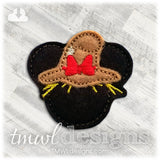 Mrs. Mouse Scarecrow Feltie