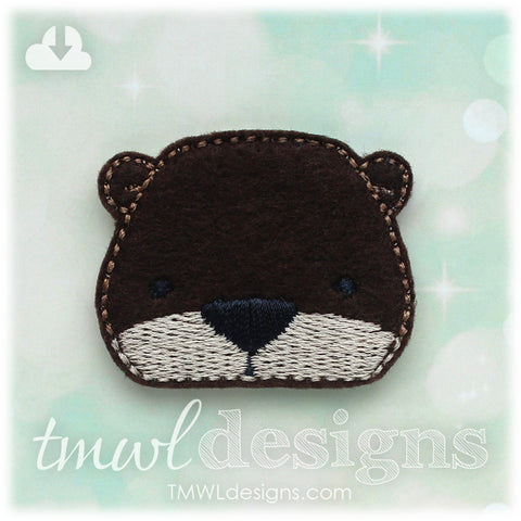 Sea Otter Head Feltie