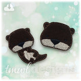 Sea Otter Head Feltie