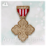 Badge of Courage Feltie