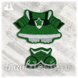 Space Patty Dress Felt Paper Doll Outfit