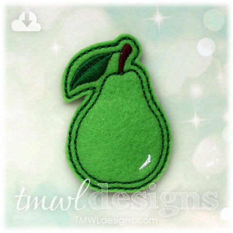 Pear Fruit Feltie