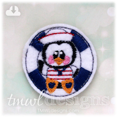 Penguin Sailor Feltie