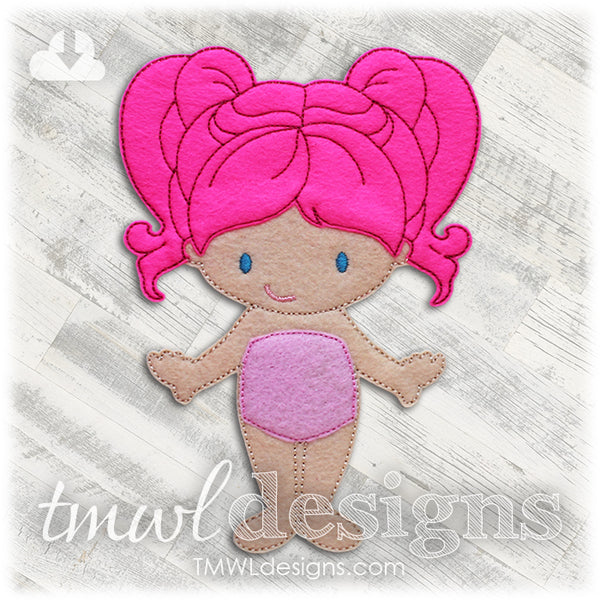 How To Make A Felt Paper Doll - Iris – TMWL Designs