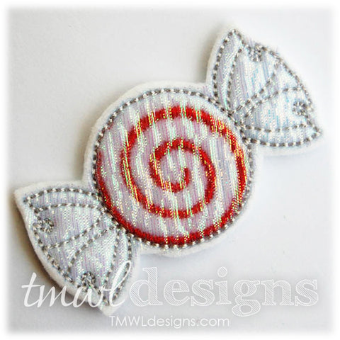 Peppermint Swirl Candy Feltie