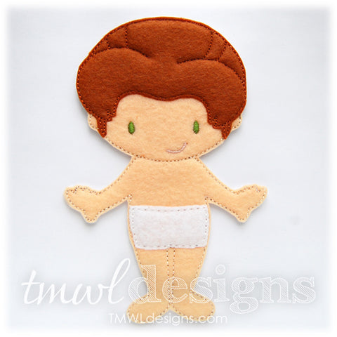 Prince Hansel Felt Paper Doll