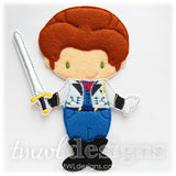 Prince Felt Paper Doll Outfit