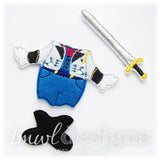 Prince Felt Paper Doll Outfit