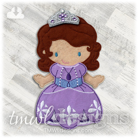 Princess Sophie Dress Felt Paper Doll Outfit
