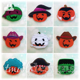 Pumpkin Cowgirl Feltie
