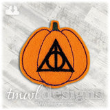 Pumpkin Triangle Feltie