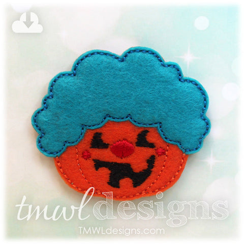 Pumpkin Clown Feltie