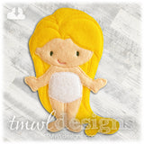 Rapunzel Felt Paper Doll