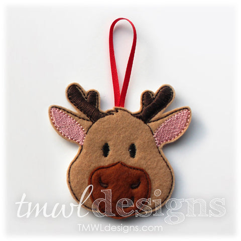 Reindeer Head Ornament