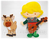 Reindeer Felt Paper Doll Companion