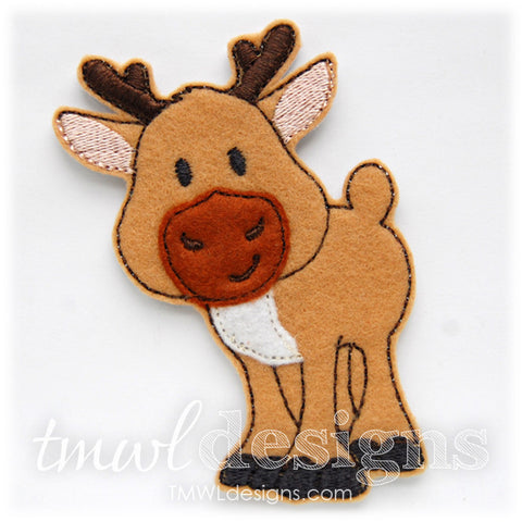 Reindeer Felt Paper Doll Companion