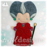 Stepmother Gown Felt Paper Doll Outfit