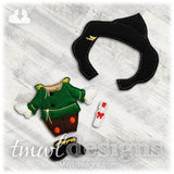 Scarecrow Felt Paper Doll Outfit