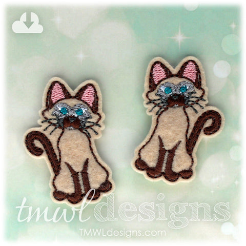 Siamese Cat Felties