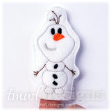 Snowman Finger Puppet
