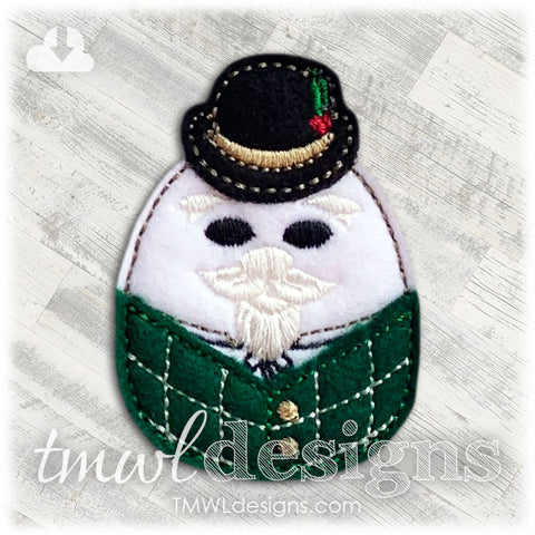 Snowman Squaddle Feltie