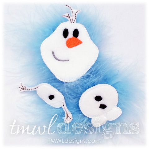 Snowman Bow Parts