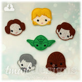 Space Wars Rebel Master Emoji Feltie