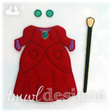 Rodmilla the Baroness Felt Paper Doll