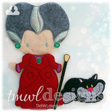 Evil Kitty Felt Paper Doll Companion