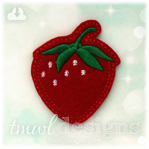 Strawberry Fruit Feltie