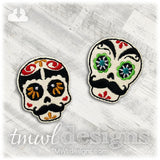 Sugar Skull Mustache A Feltie