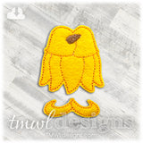 Sunflower Fairy Dress Felt Paper Doll Outfit