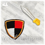 Sword & Shield Felt Paper Doll Accessories