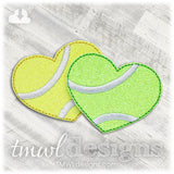 Tennis Heart Feltie