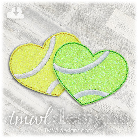 Tennis Heart Feltie