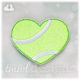 Tennis Heart Feltie