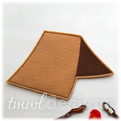Tent Felt Paper Doll Accessory