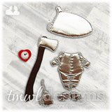 Tin Man Felt Paper Doll Outfit