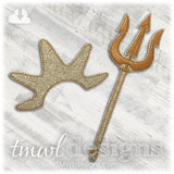 Crown & Trident Husky Felt Paper Doll Accessories