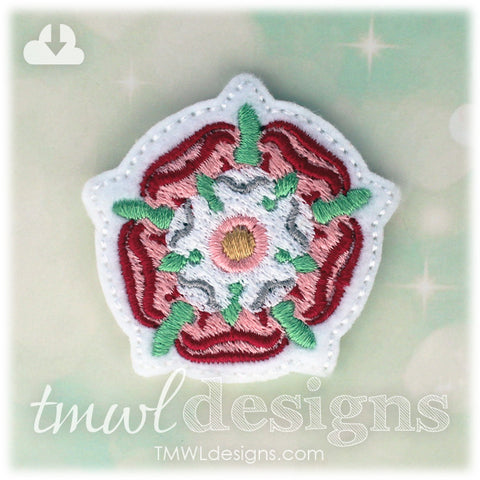 Tudor Rose Emblem FS Feltie