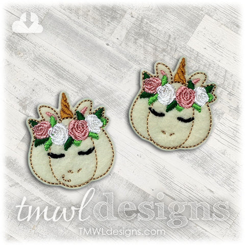 Unicorn Pumpkin Felties