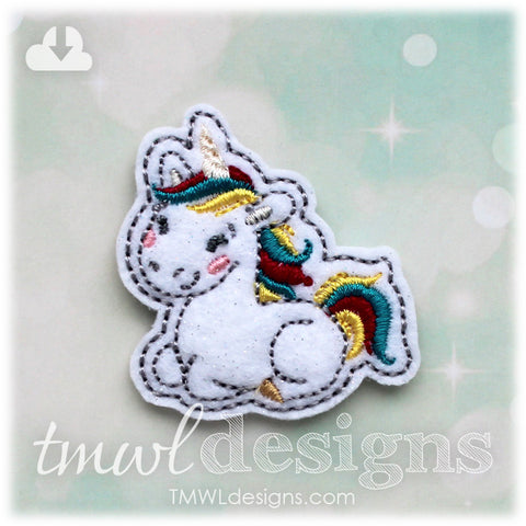 Unicorn F Feltie