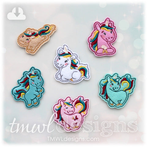 Unicorn Feltie Set