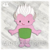 Ursula the Sea Witch Husky Felt Paper Doll
