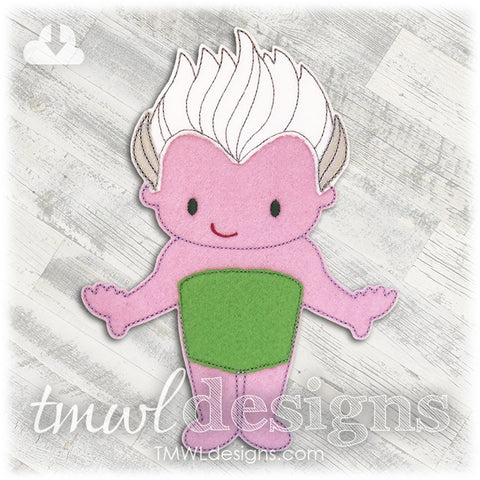 Ursula the Sea Witch Husky Felt Paper Doll
